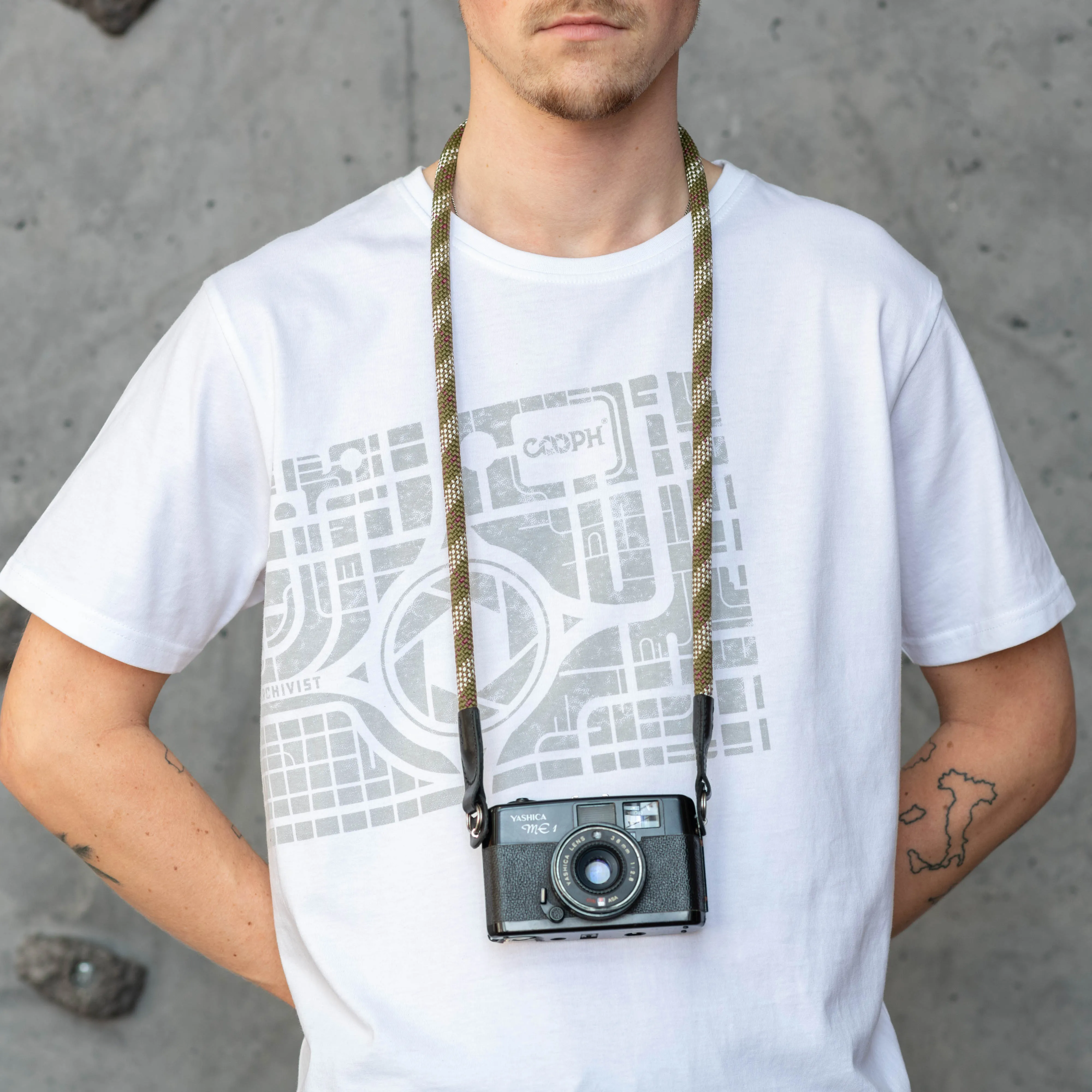 Rope Camera Strap - Plaid Collection