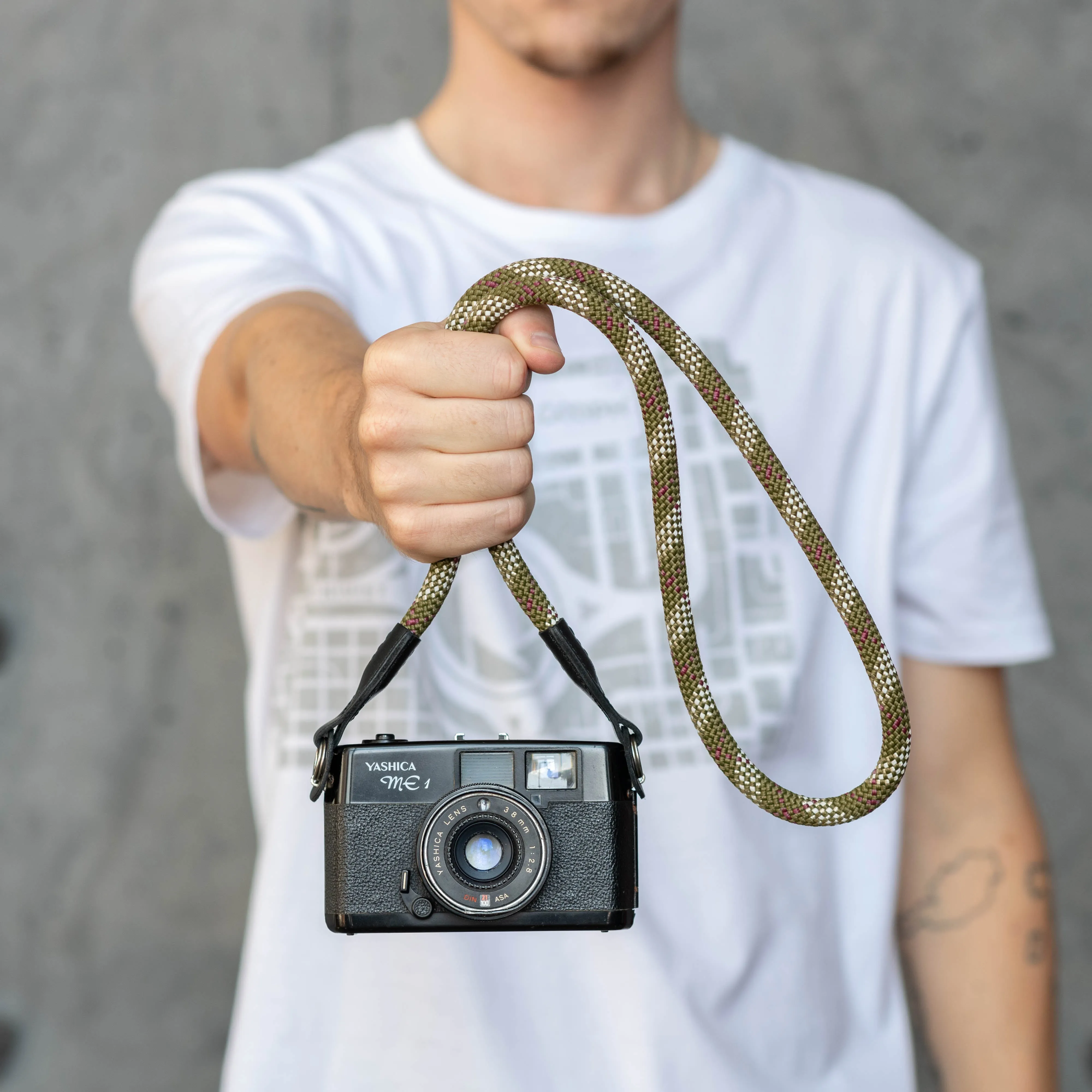 Rope Camera Strap - Plaid Collection