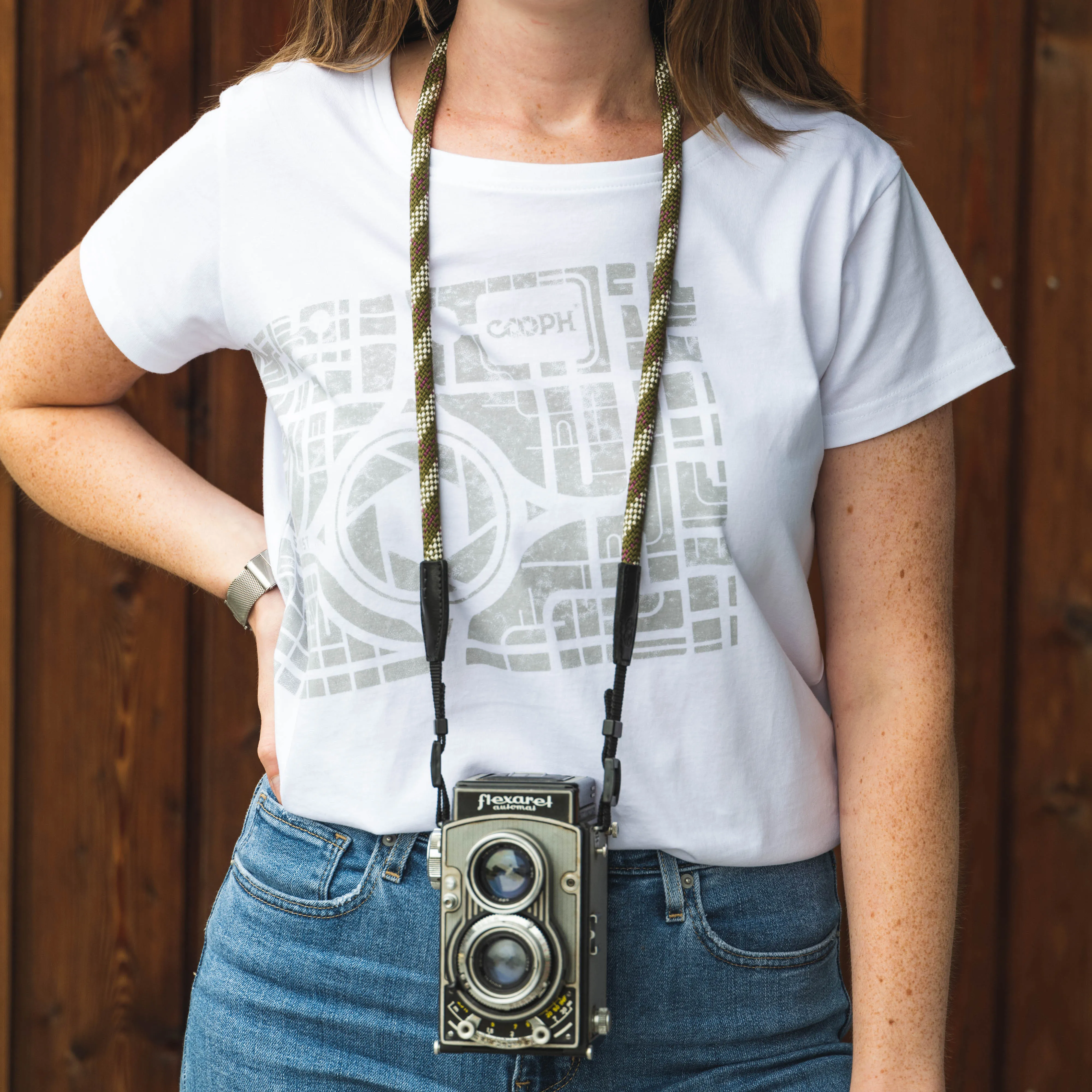 Rope Camera Strap - Plaid Collection