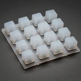 Silicone Elastomer 4x4 Button Keypad - for 3mm LEDs