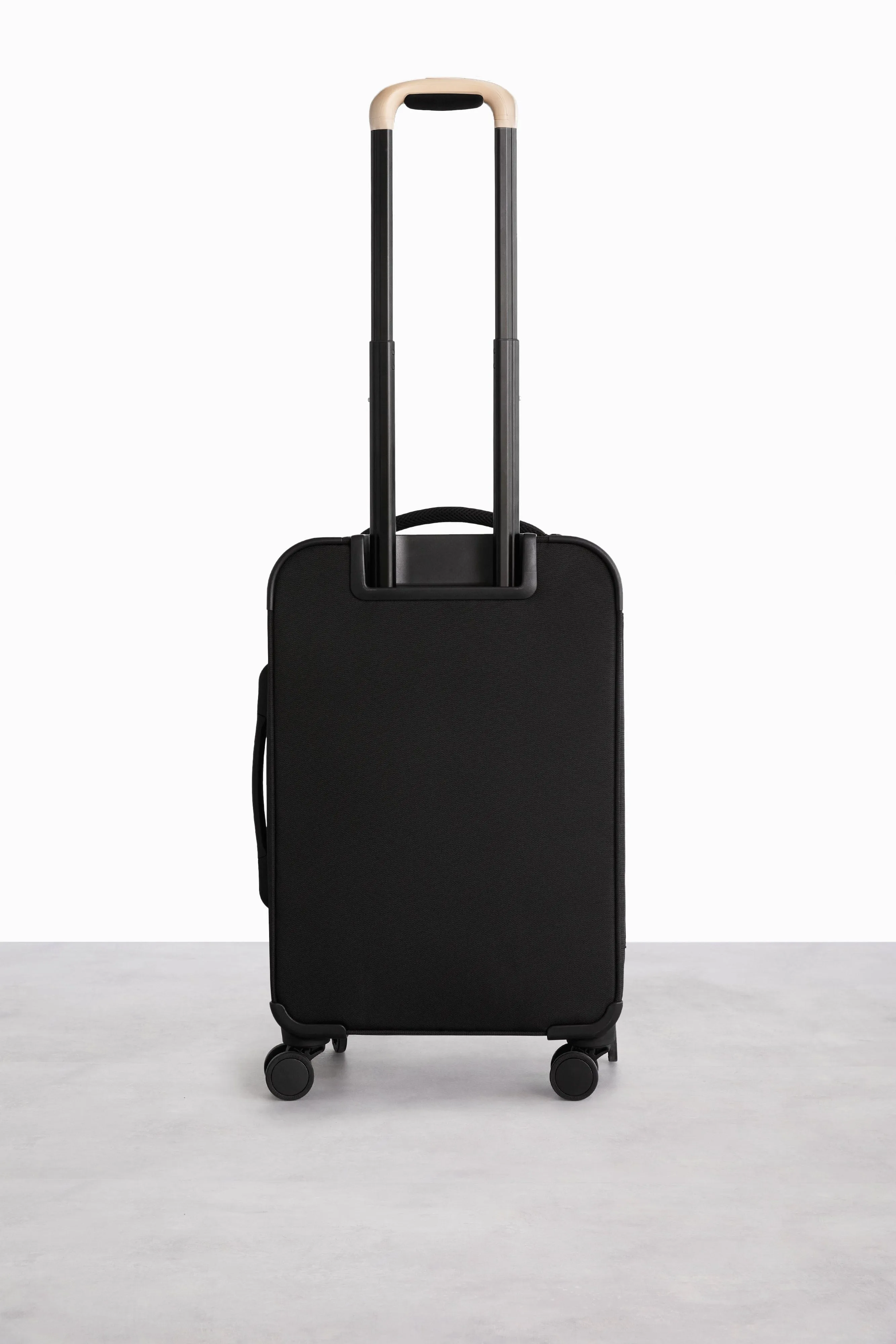 Soft-Sided Collapsible Carry-On Roller in Black