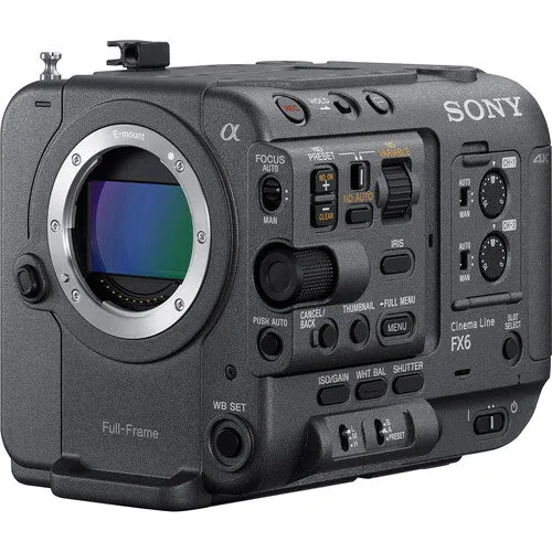 Sony FX6 Full-Frame Cinema Camera