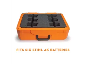 Stihl | Battery Case Inserts | Case with insert holds (6) AK batteries (7010 871 0031)