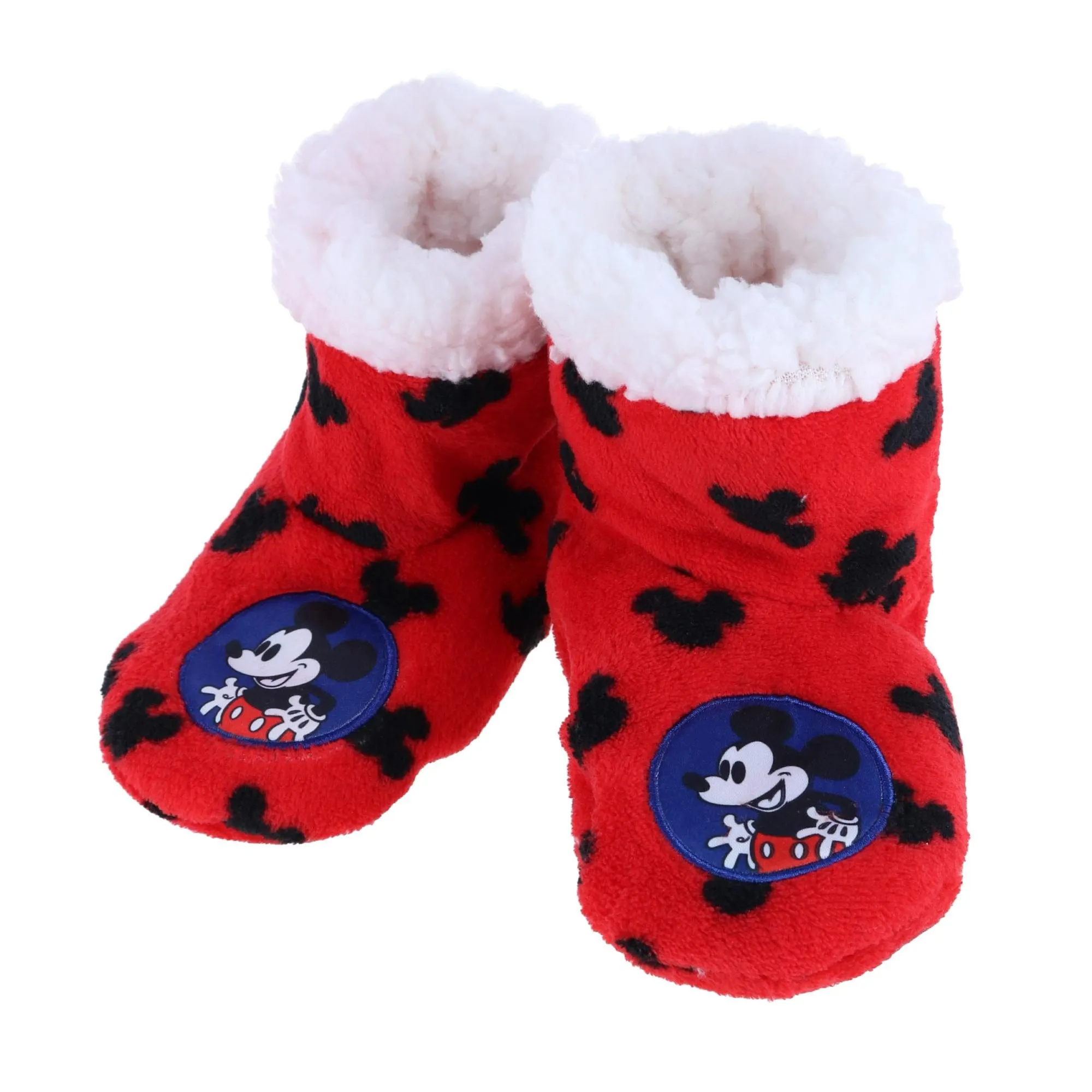 Textiel Trade Kids' Disney Mickey Mouse Print Bootie Slipper