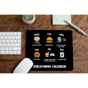 The Big Bang Theory Mousepad - Sheldonian Calendar