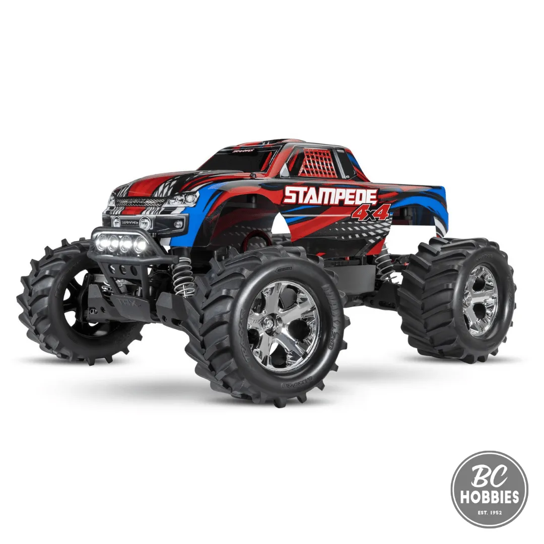 Traxxas 1/10 4WD Monster Truck RTR Stampede w/Radio/Battery/LED Lights - Assorted Colours TRA67054-61