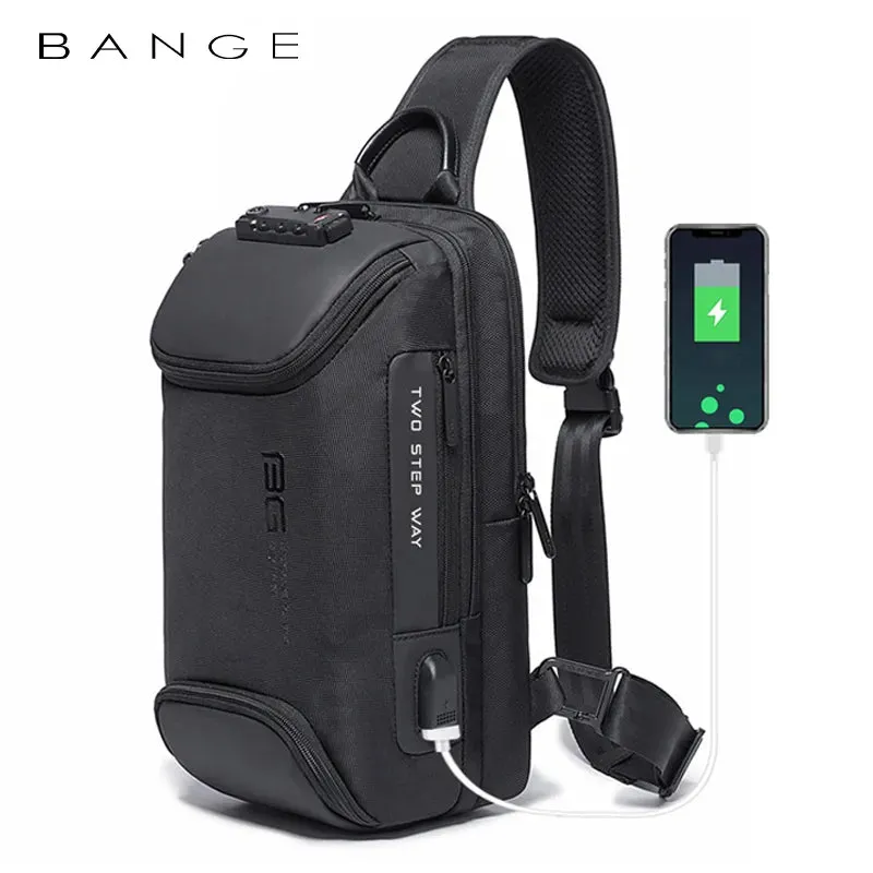 Vegan Anti-theft, Multifunctional Techie Crossbody Messenger Bag