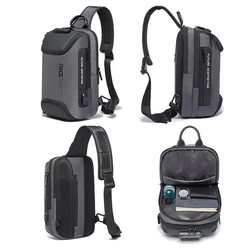 Vegan Anti-theft, Multifunctional Techie Crossbody Messenger Bag