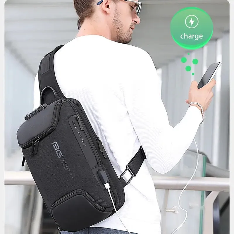 Vegan Anti-theft, Multifunctional Techie Crossbody Messenger Bag