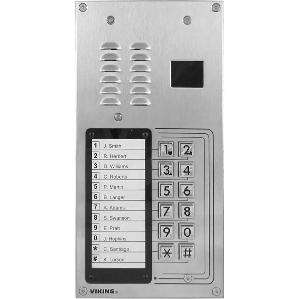 Viking K-1270 12 Button Apartment Entry Phone With Proximity Reader