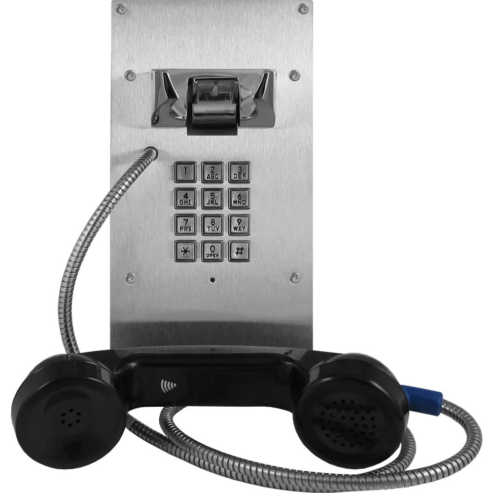 Viking K-1900-8-IP Vandal Resistant VoIP Phone with Auto Dialer with Keypad and Entry System