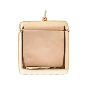 Vintage 9ct Rose Gold Vesta Case