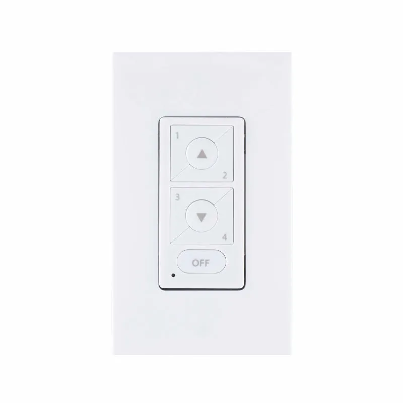 WAC LED-WCT-WT Scene Dimming Wallstation 120-230VAC Input in White