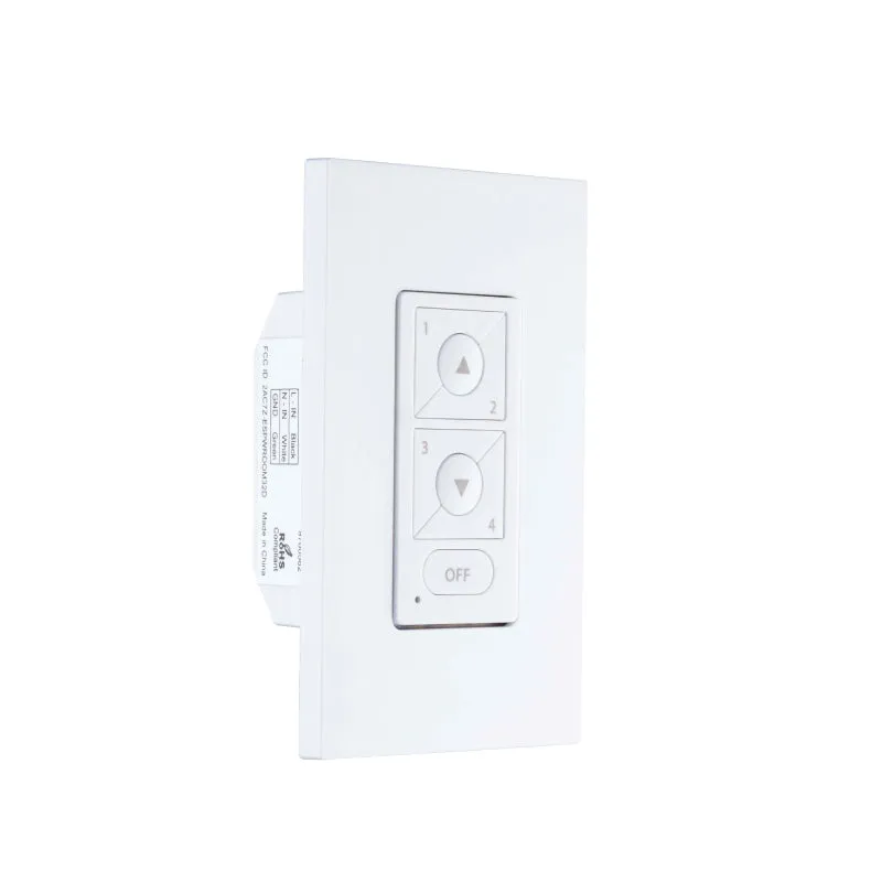 WAC LED-WCT-WT Scene Dimming Wallstation 120-230VAC Input in White