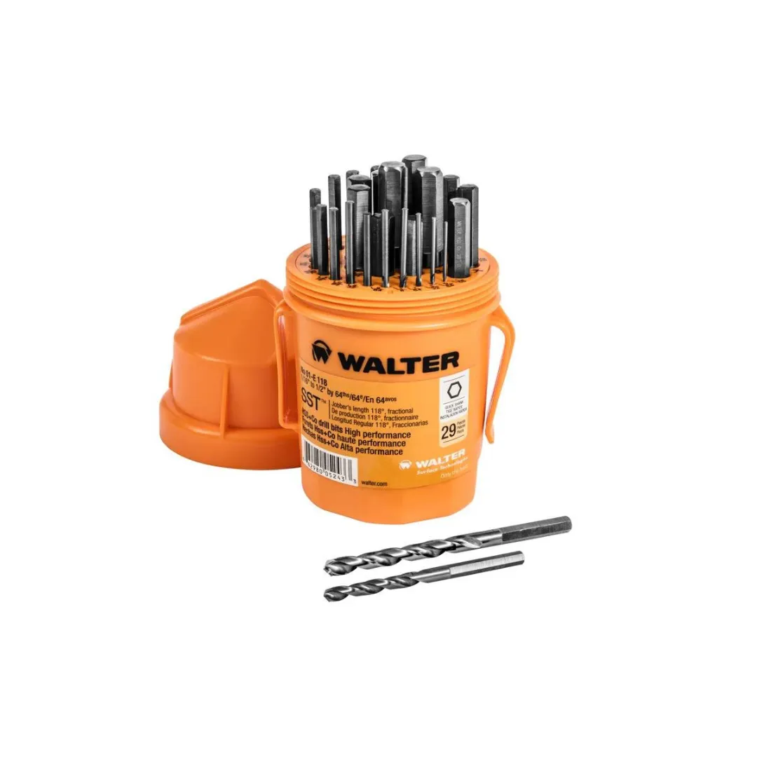 Walter SST  Drill Bit Set 01-E118